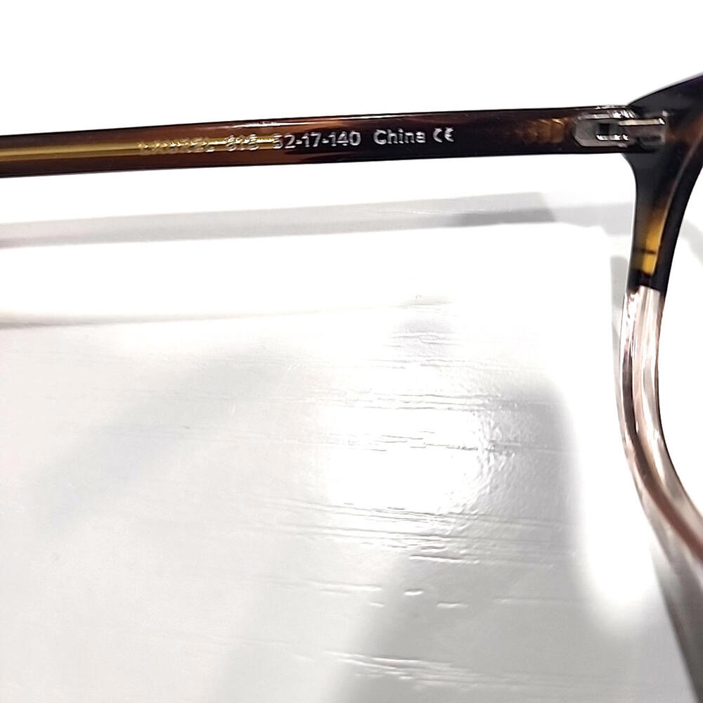Warby Parker Laurel 615 Brown Clear Fade Round Unisex Eyeglasses Frame 52-17 140 View 4